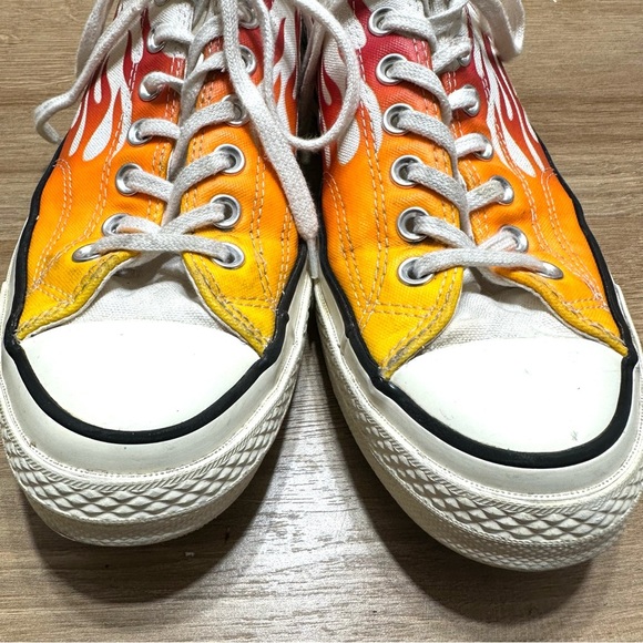 Converse Chuck Taylor 70 Flames Fire Tennis Shoe Sneaker - Picture 3 of 10